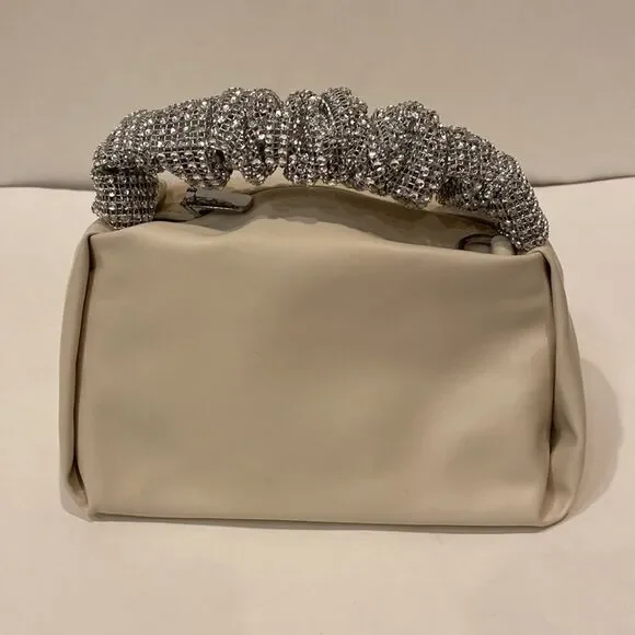 NWT Crystal Scrunch Evening Clutch Crossbody - Picture 2 of 4